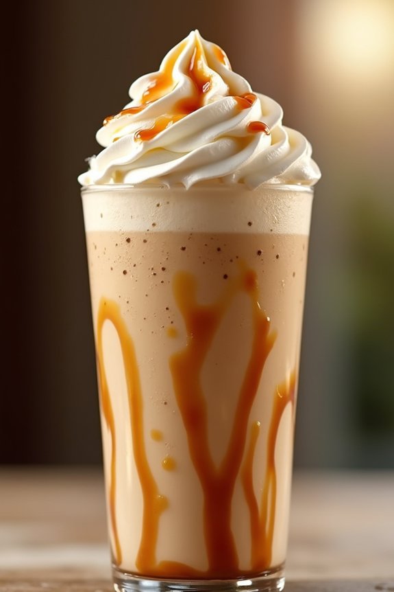 caramel espresso protein shake