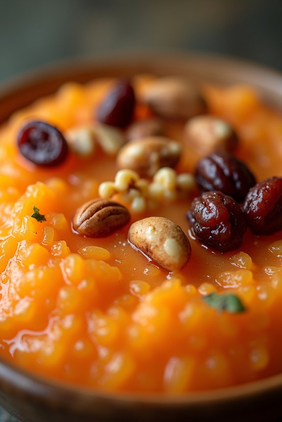 cardamom infused carrot dessert