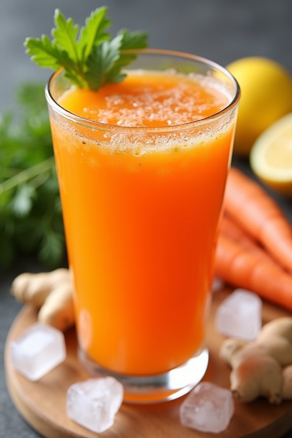 carrot ginger nutrient juice