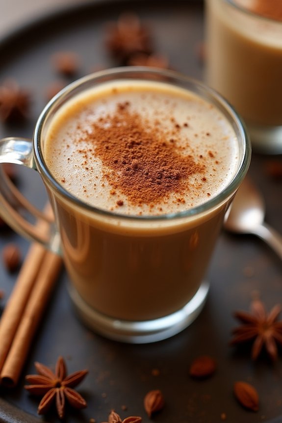 chai spiced cinnamon coffee delight