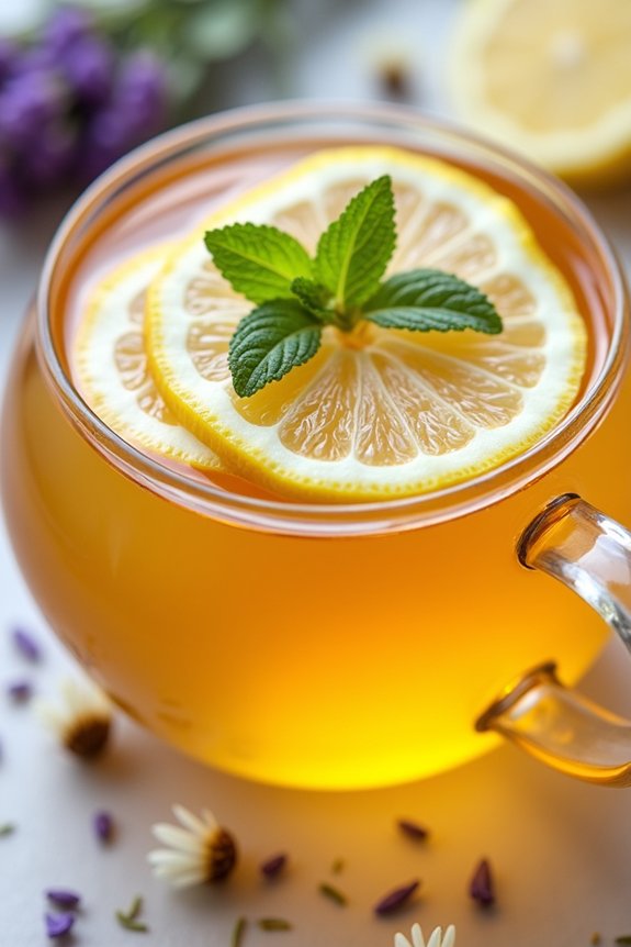 chamomile lavender detox tea