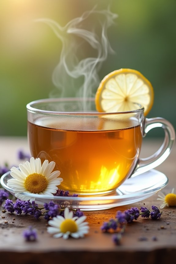 chamomile lavender herbal tea