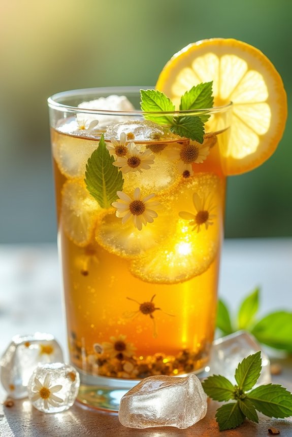 chamomile mint soothing beverage