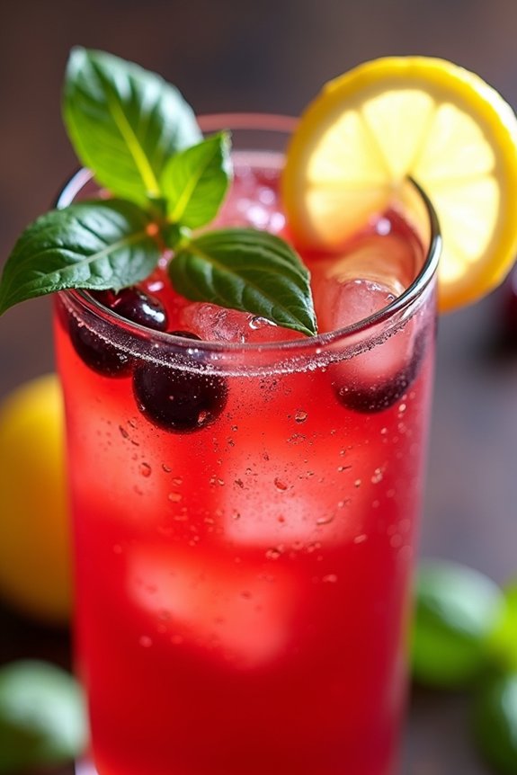cherry basil lemonade recipe