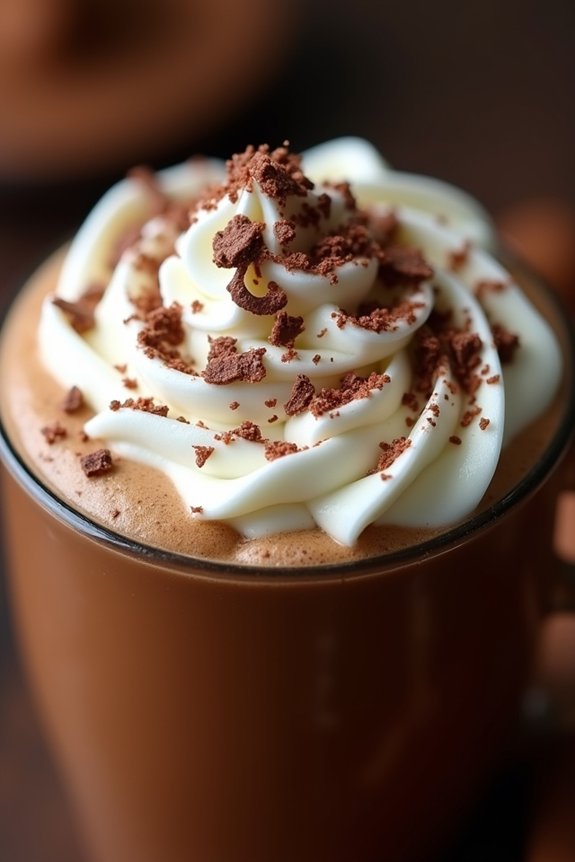 cinnamon mocha coffee delight