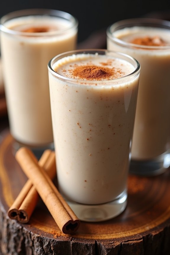 cinnamon roll flavored protein shake