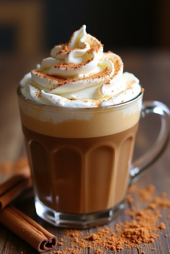cinnamon roll inspired cappuccino delight