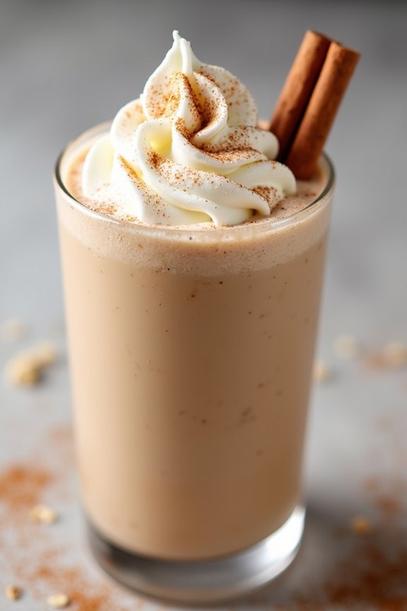 cinnamon roll protein shake