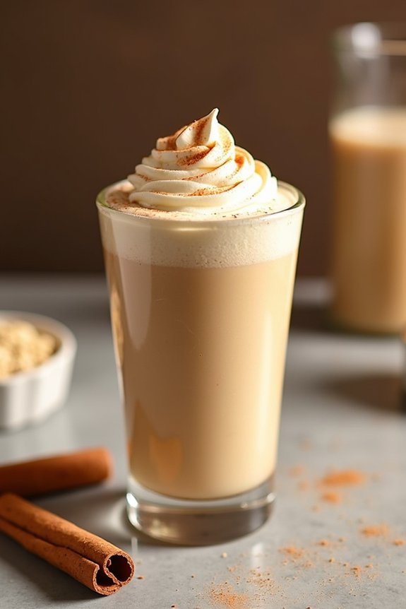 cinnamon roll protein shake