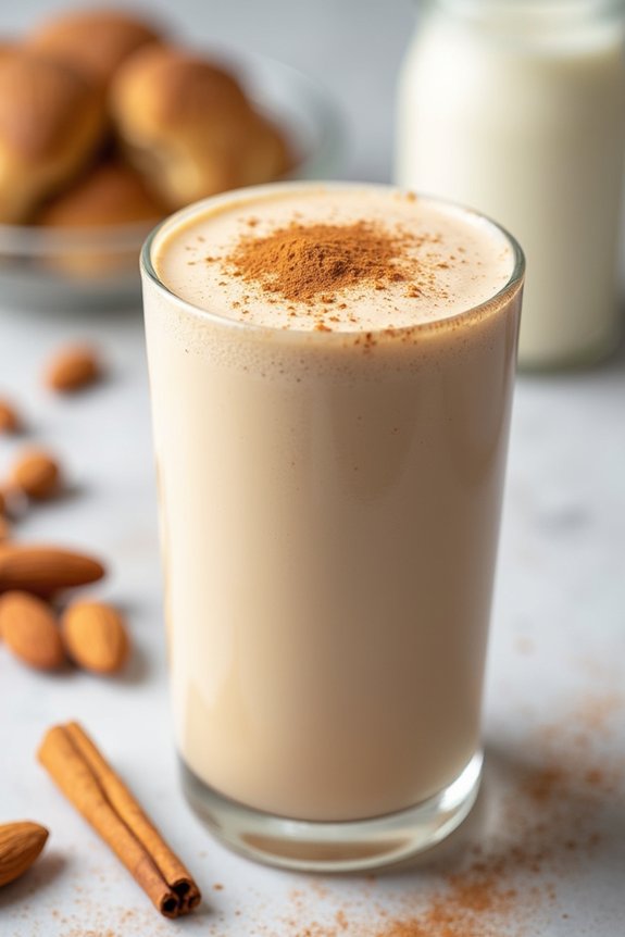 cinnamon roll protein shake