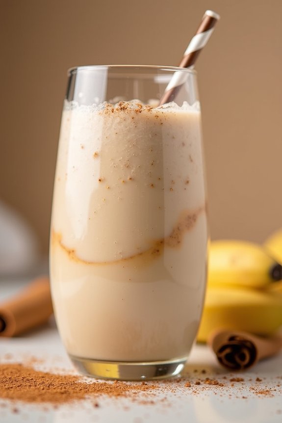cinnamon roll protein shake