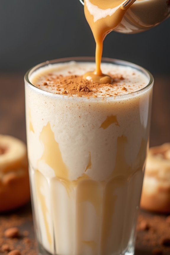 cinnamon roll protein shake