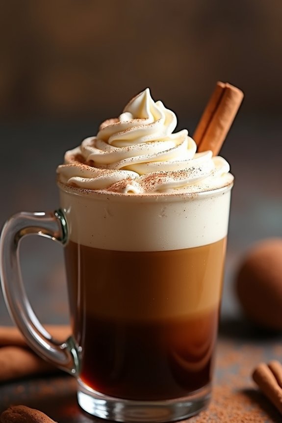 cinnamon spiced cappuccino delight