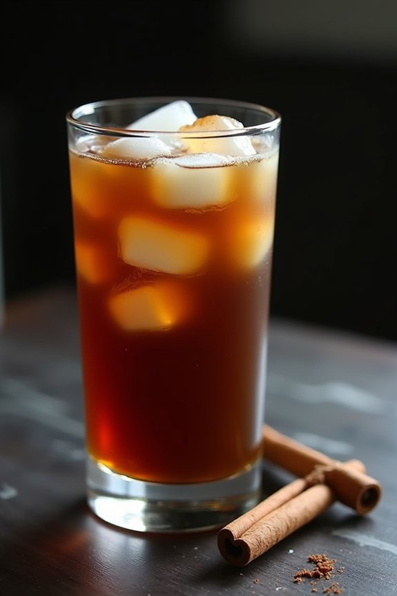 cinnamon vanilla cold brew delight