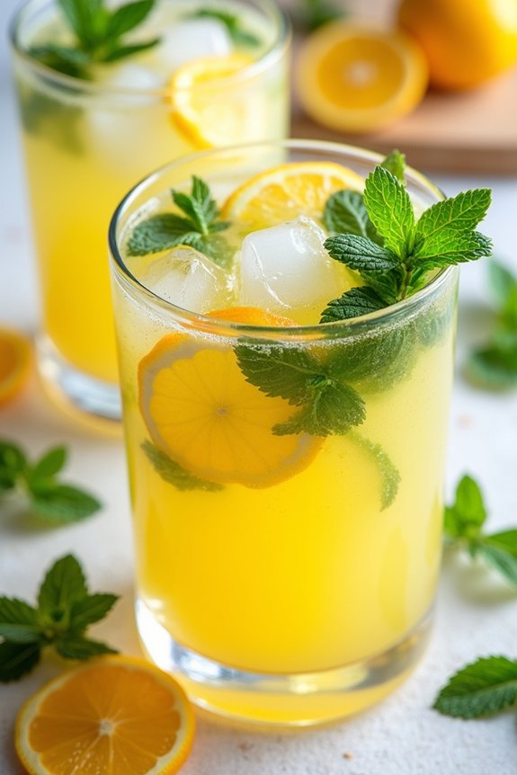 citrus mint summer refresher