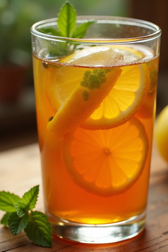 citrusy lemon rooibos tea