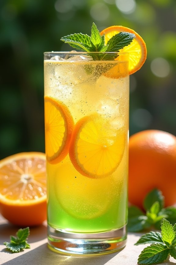 citrusy sparkling summer refreshment