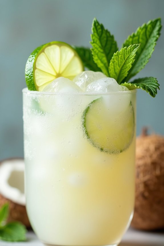 coconut lime refreshing beverage recipe
