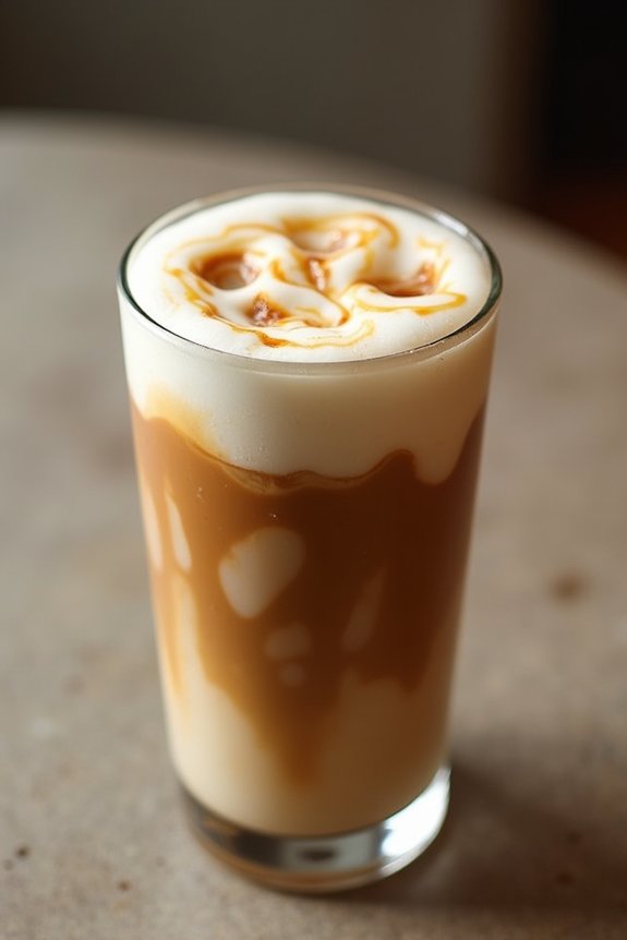 coconut milk caramel macchiato