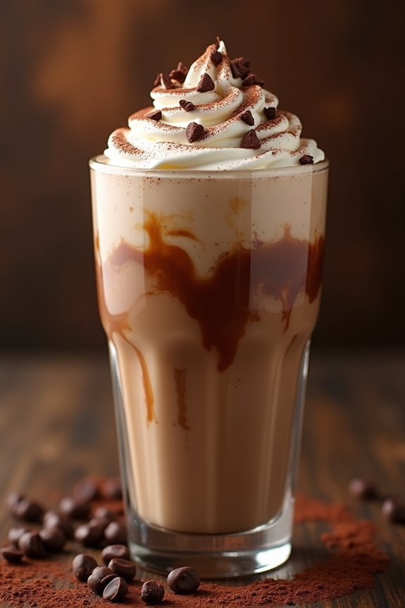 coffee and chocolate shake