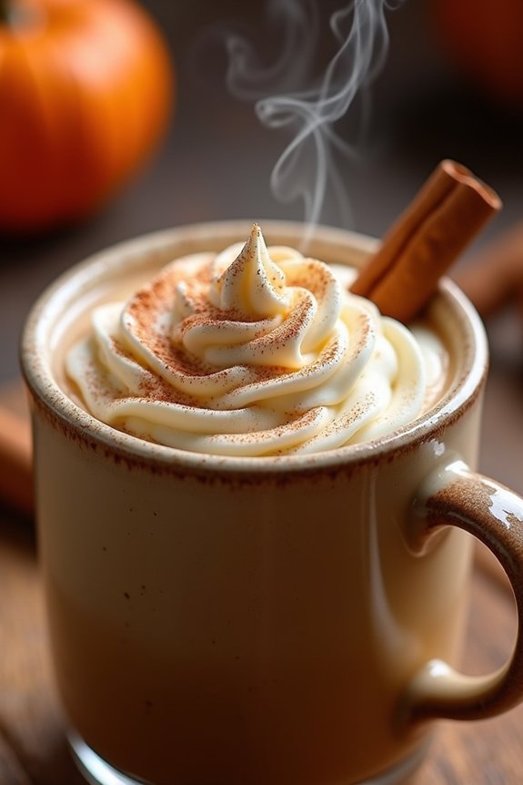 cozy autumn pumpkin chai