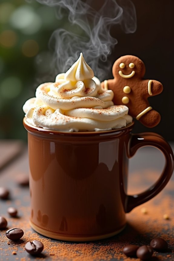 cozy spiced chocolate coffee