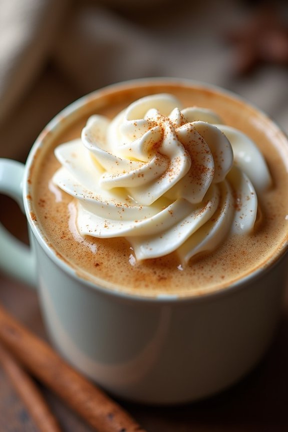 cozy spiced vanilla coffee