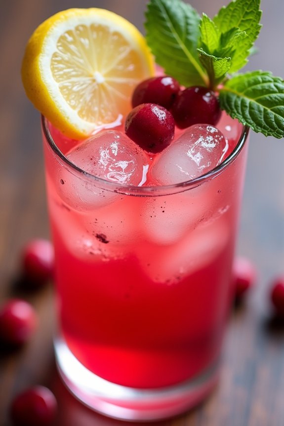 cranberry lemonade sparkling refreshment