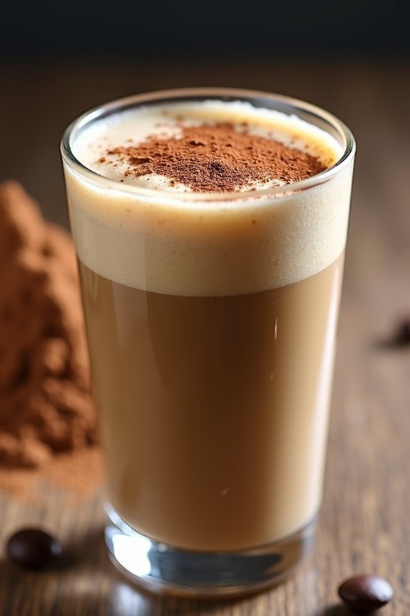 creamy almond butter shake