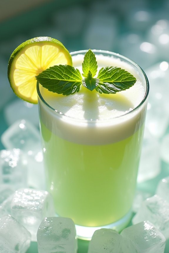creamy coconut almond lemonade