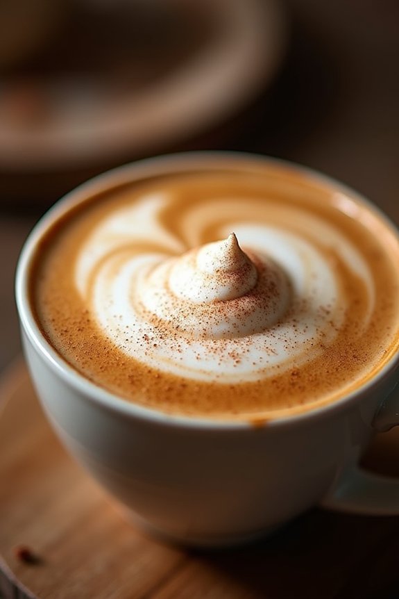 creamy espresso milk beverage