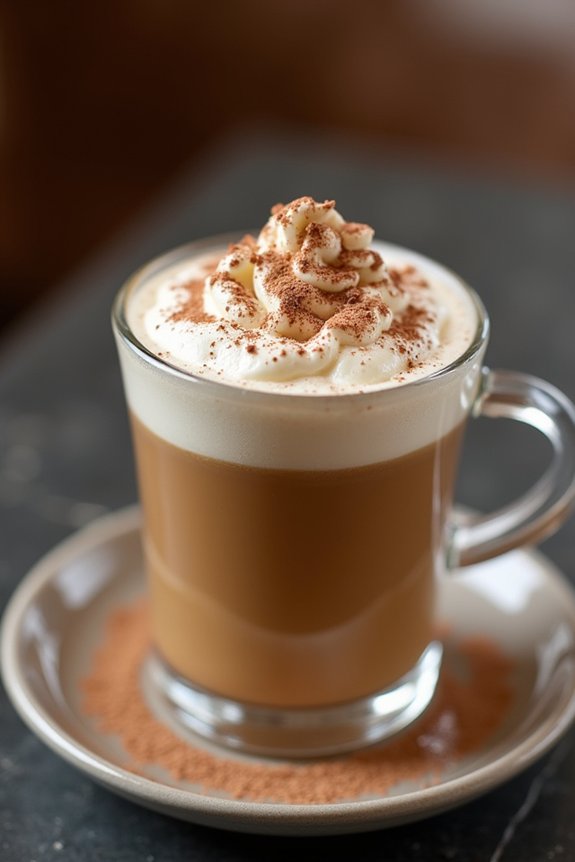 creamy hazelnut cappuccino delight