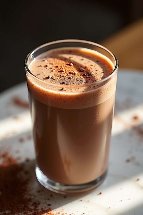 creamy mocha date smoothie