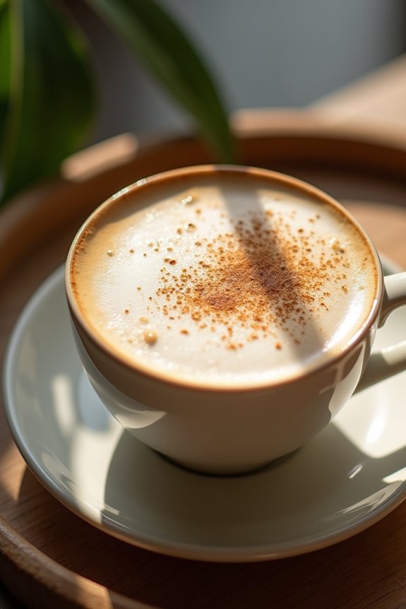 creamy oat milk latte