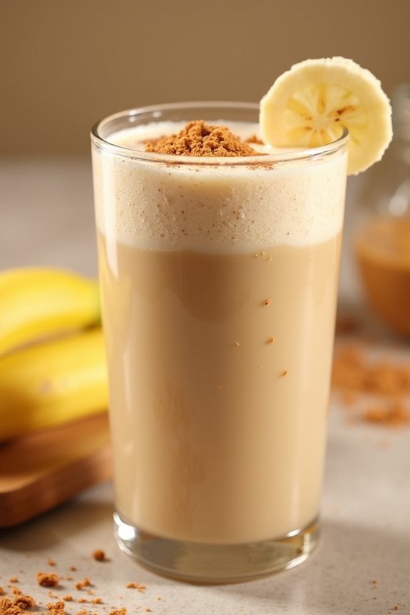 creamy peanut butter shake