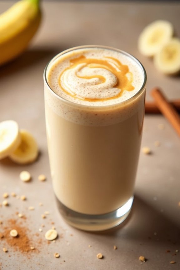 creamy peanut butter smoothie