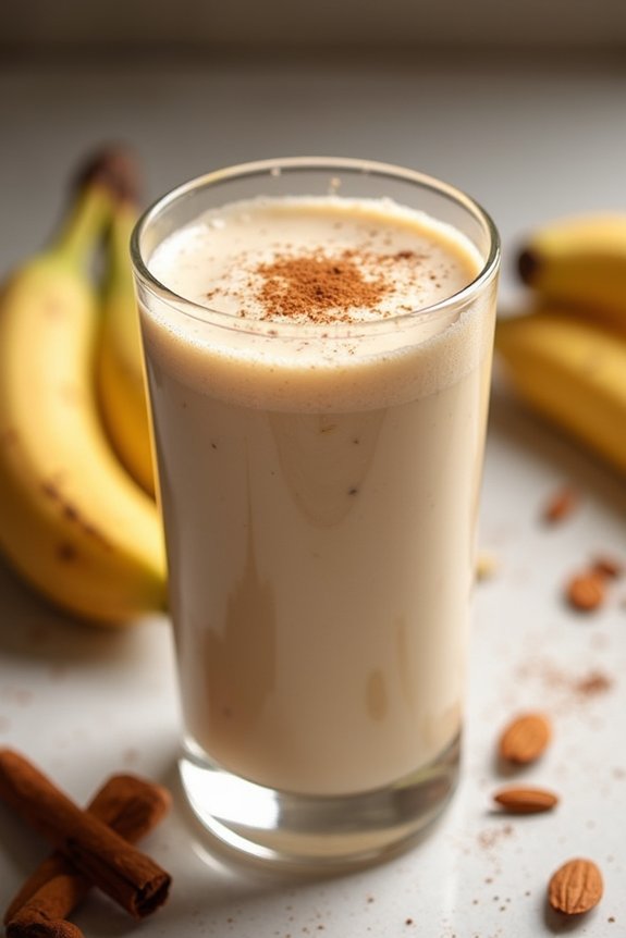 creamy protein packed banana shake