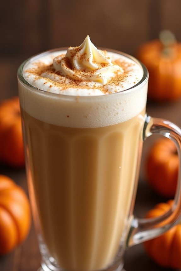 creamy pumpkin spice shake