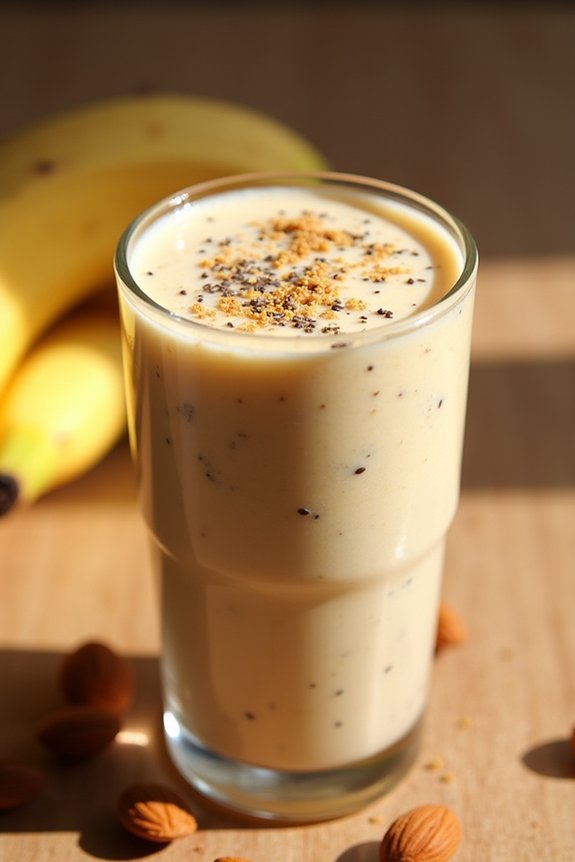 creamy vegan protein shake
