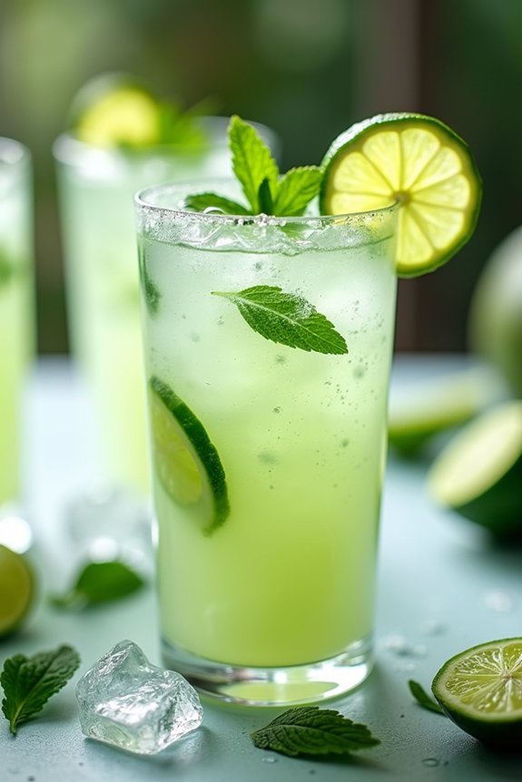 crisp hydrating summer beverage