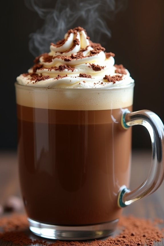 decadent mocha coffee treat