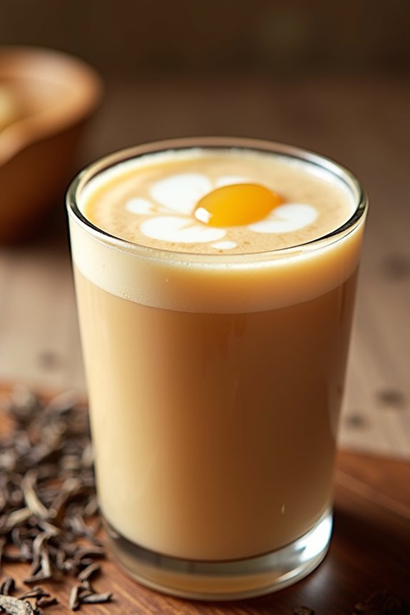 delicious honey oolong milk tea