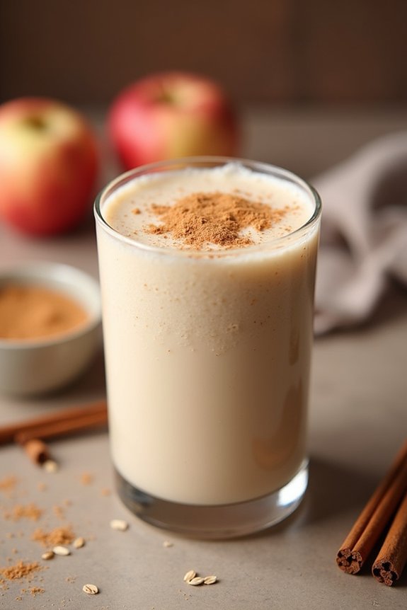delicious spiced apple shake