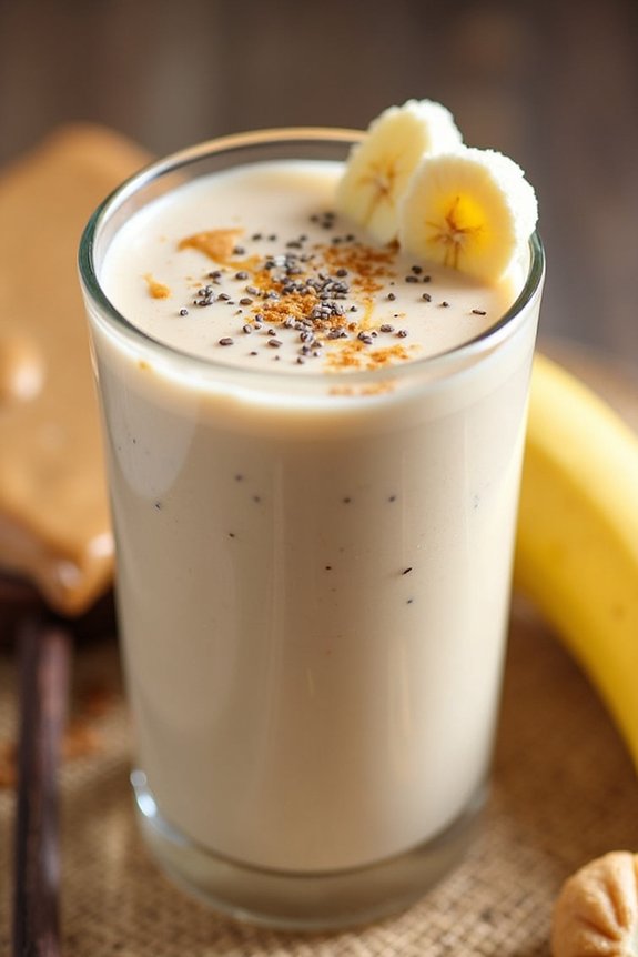 delicious vanilla banana shake