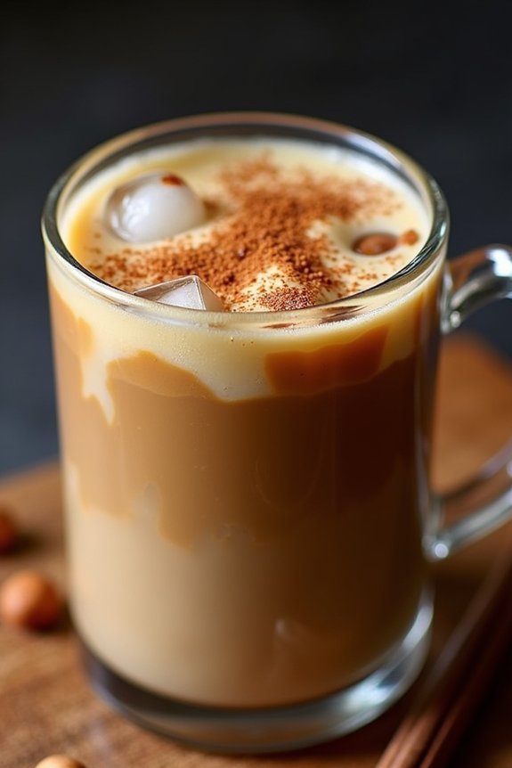 delightful hazelnut vanilla coffee
