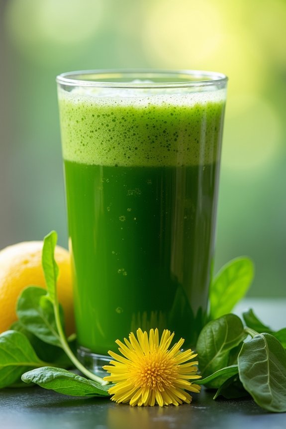 detoxifying nutrient packed vegetable juice