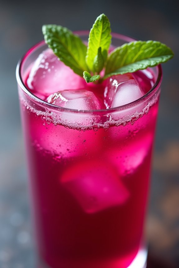 dragon fruit lime juice delight