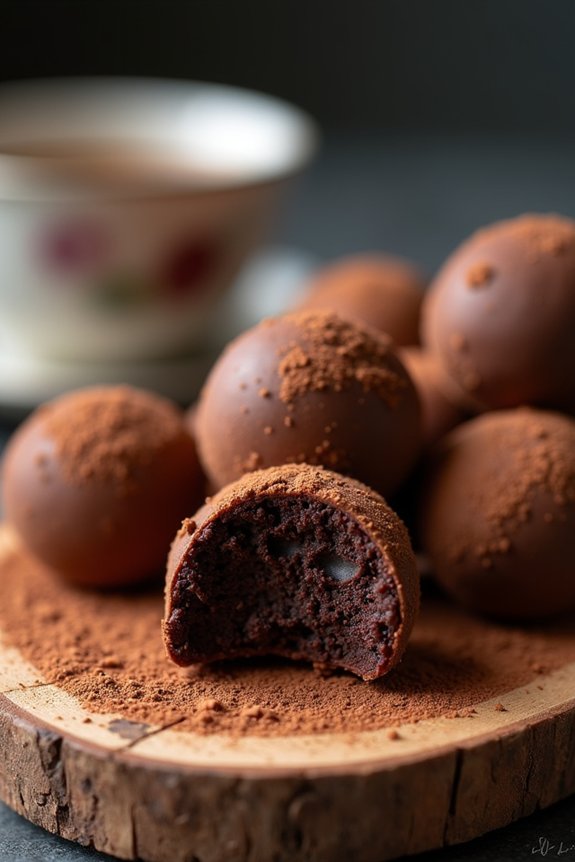earl grey chocolate indulgence truffles