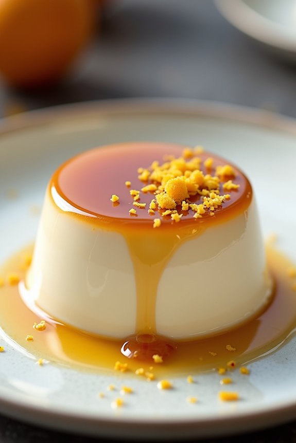 earl grey infused panna cotta