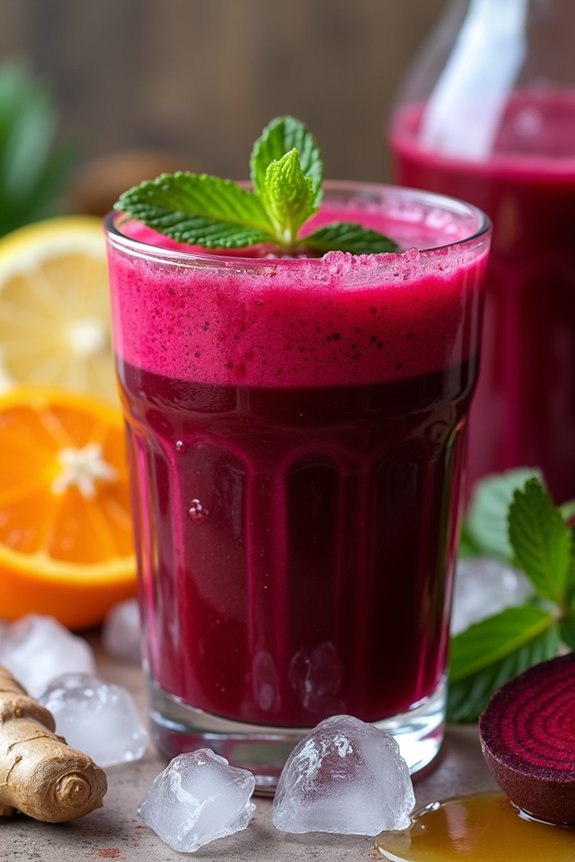 energizing beetroot citrus juice